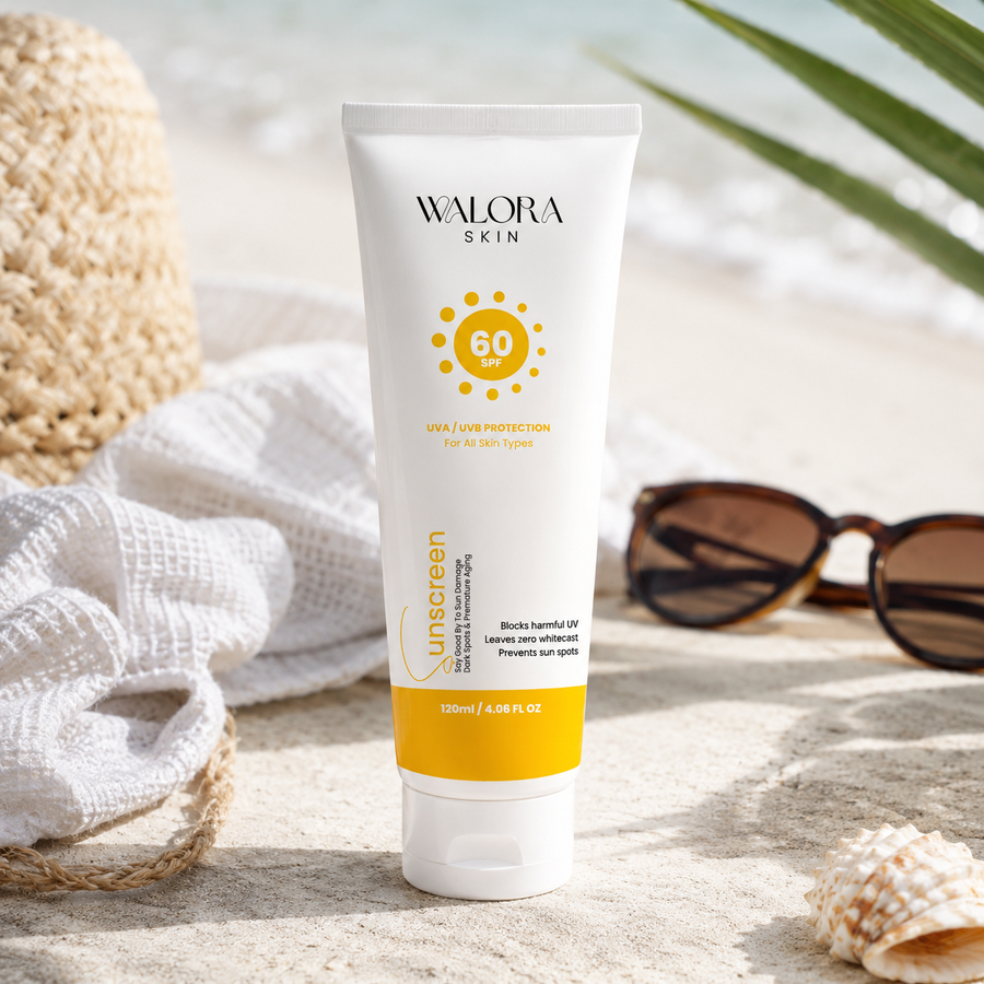 Walora Skin SPF 60 Broad Spectrum Sunscreen (120ml / 4.06 fl oz)