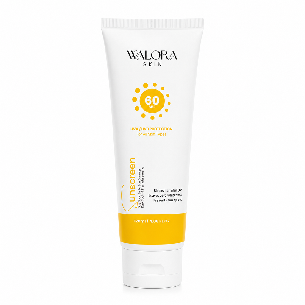 Walora Skin SPF 60 Broad Spectrum Sunscreen (120ml / 4.06 fl oz)